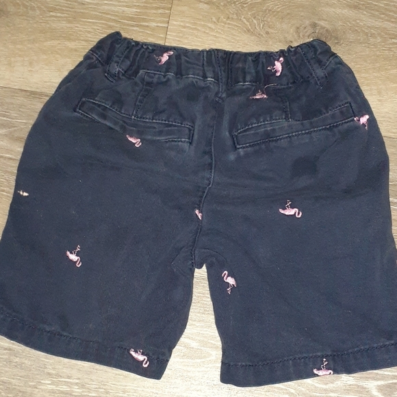 Children's place boys navy, patterned shorts-3t - Picture 3 of 4
